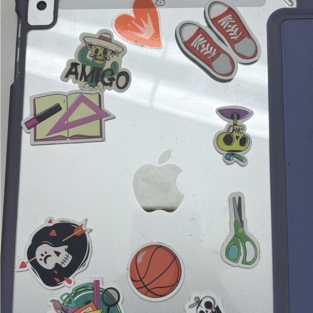 Apple iPad with Fun Sticker Collection